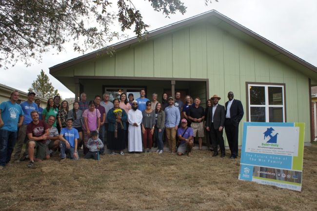 Moonshine Sweet Tea and Austin Habitat for Humanity build a new home