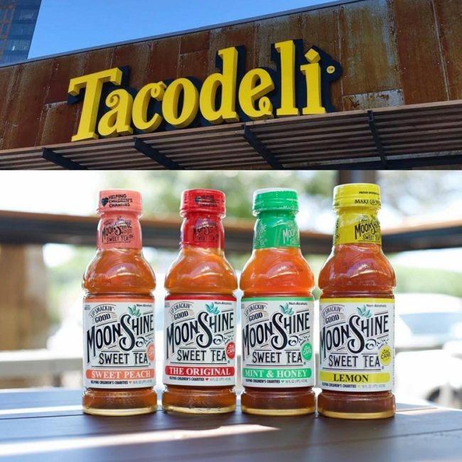 Moonshine Sweet Tea Partners with Tacodeli