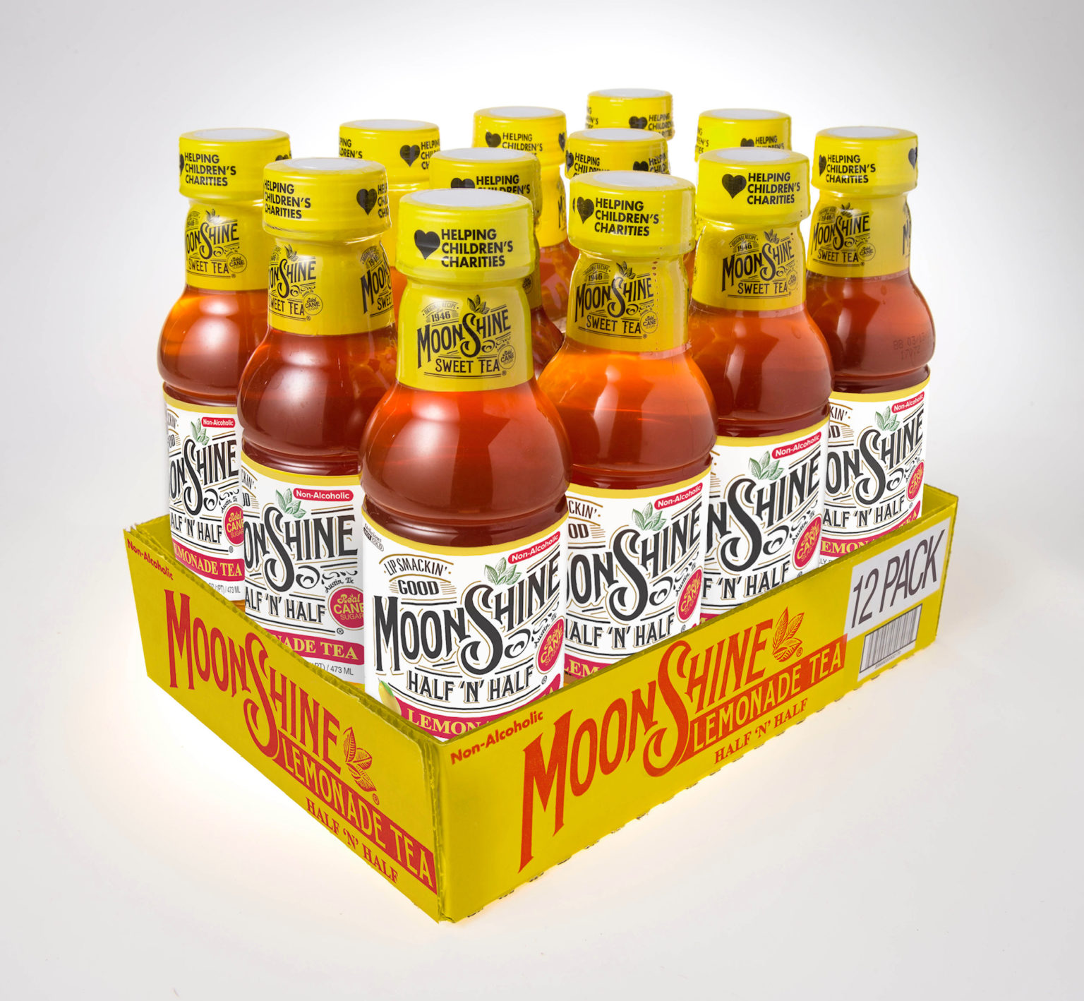 Moonshine Sweet Tea Texas Brewed. Texas Sweet.